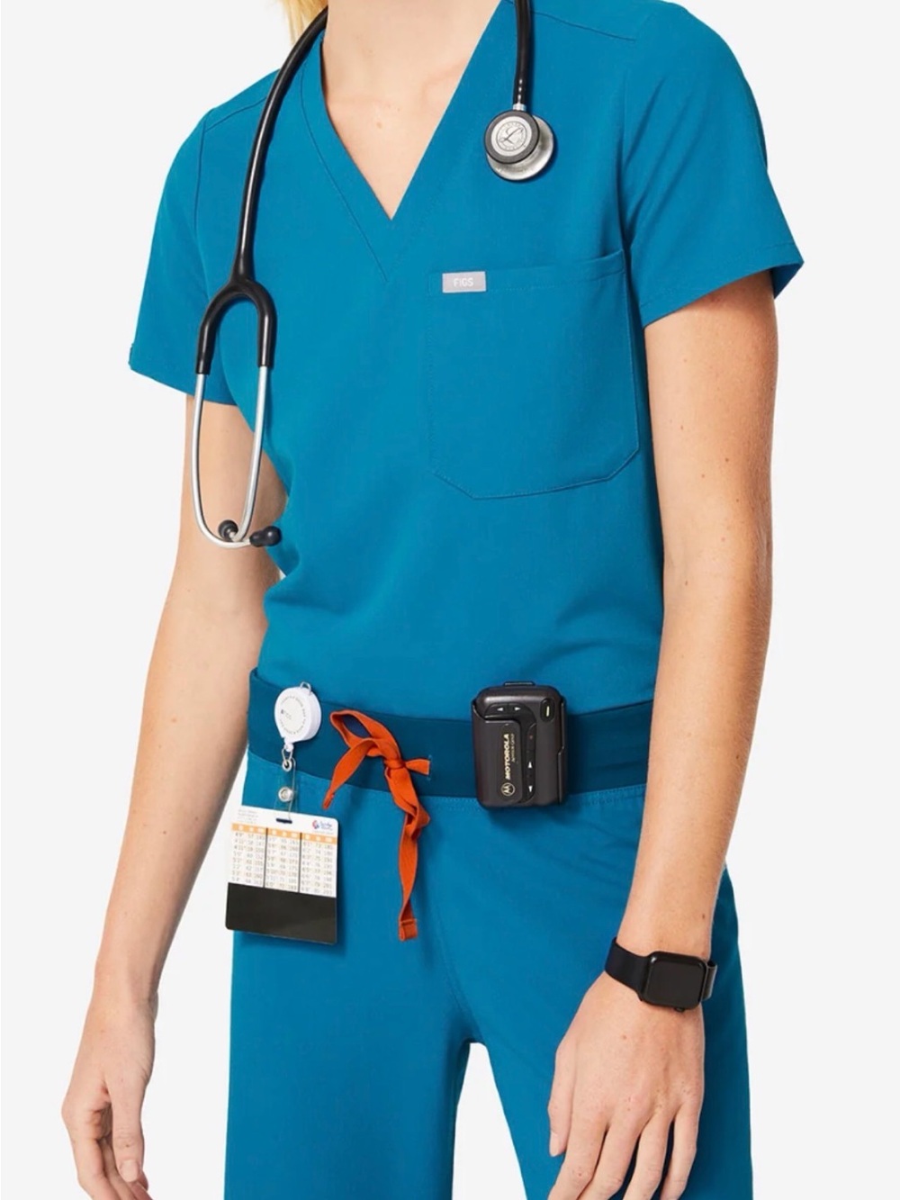 Figs Alps Blue Women’s Scrub Set